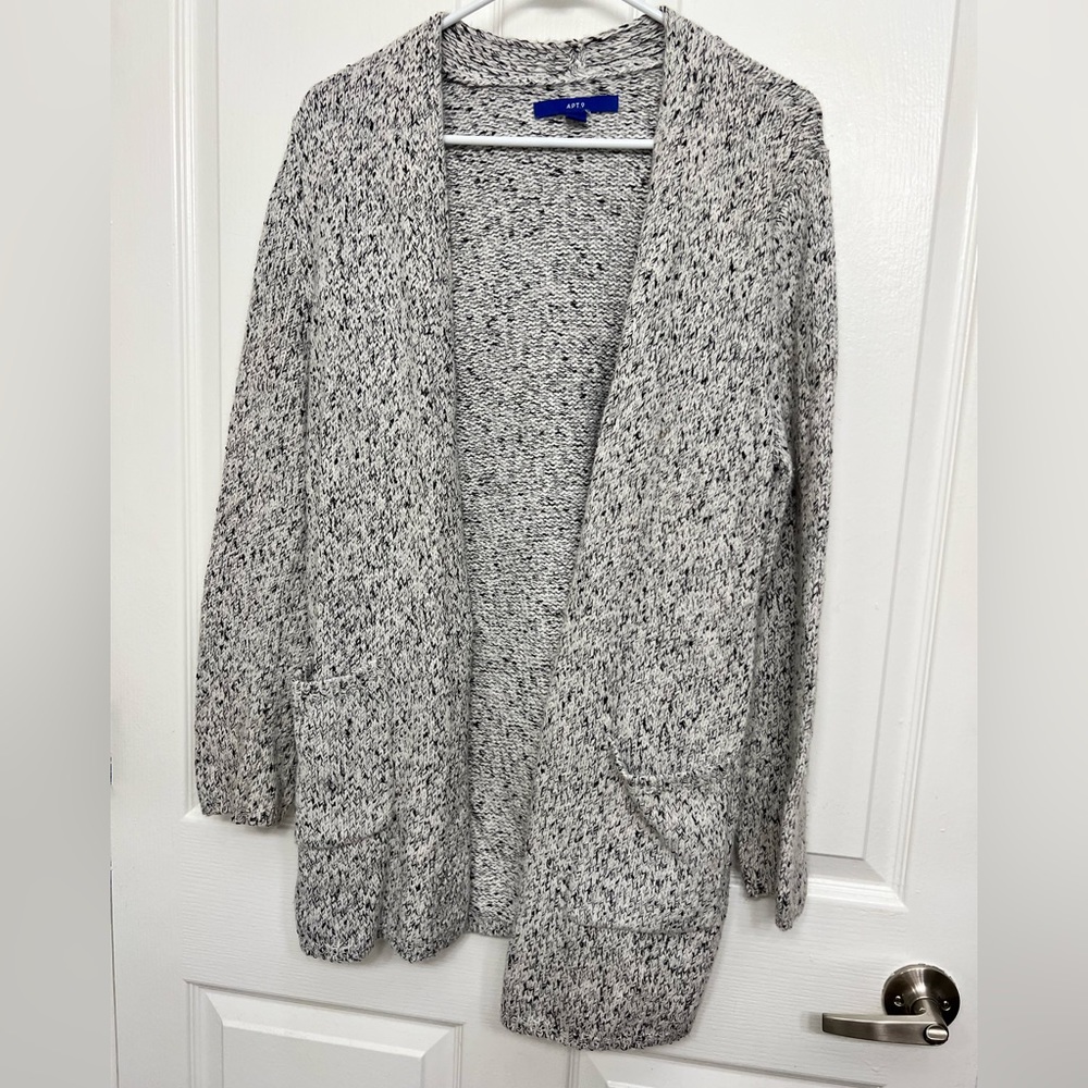 Gray cardigan